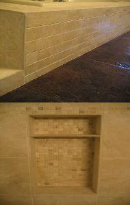 jacuzzi front shower niche